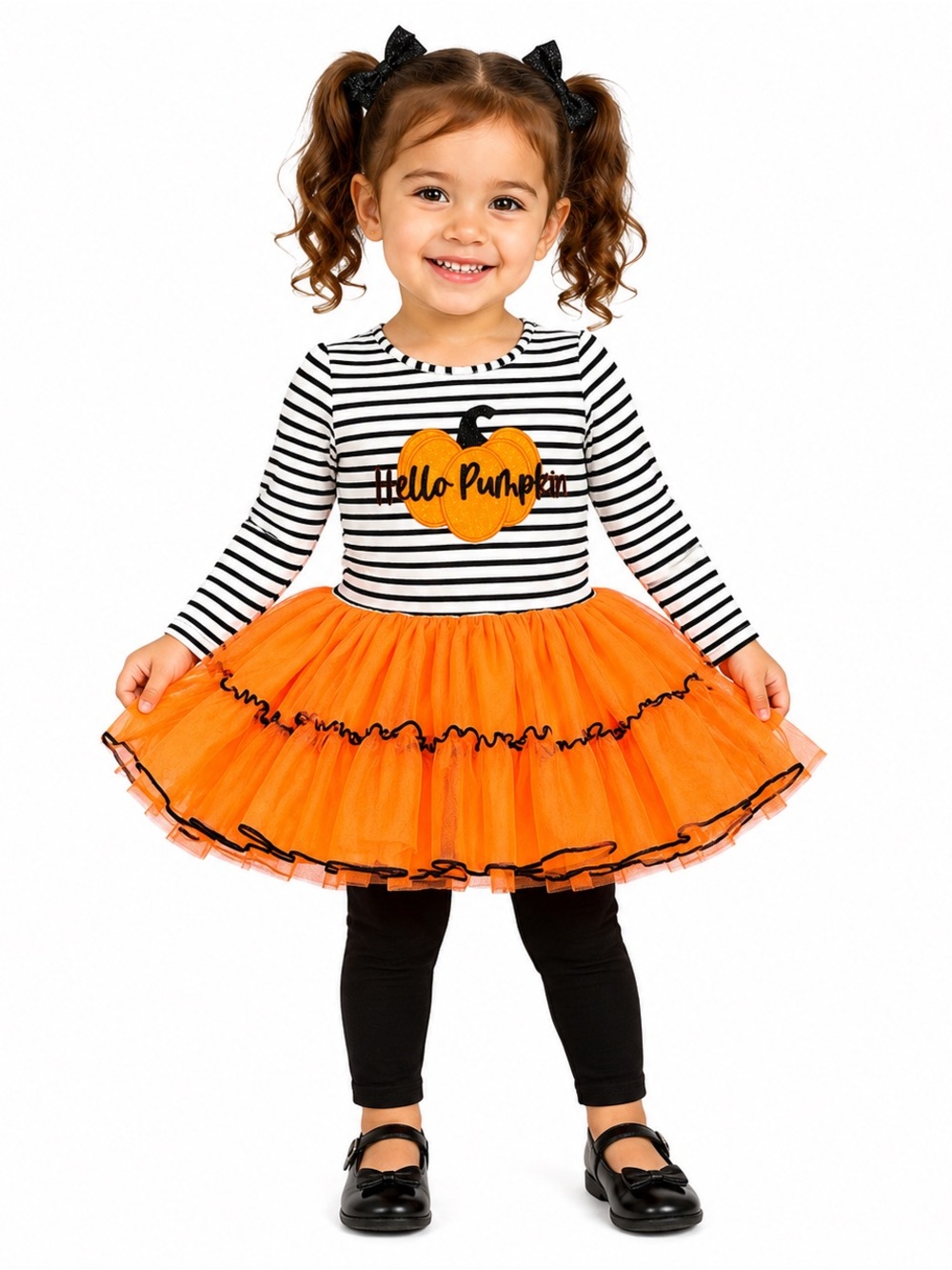 Counting Daisies Hello Pumpkin Halloween Outfit – 3T – NWT